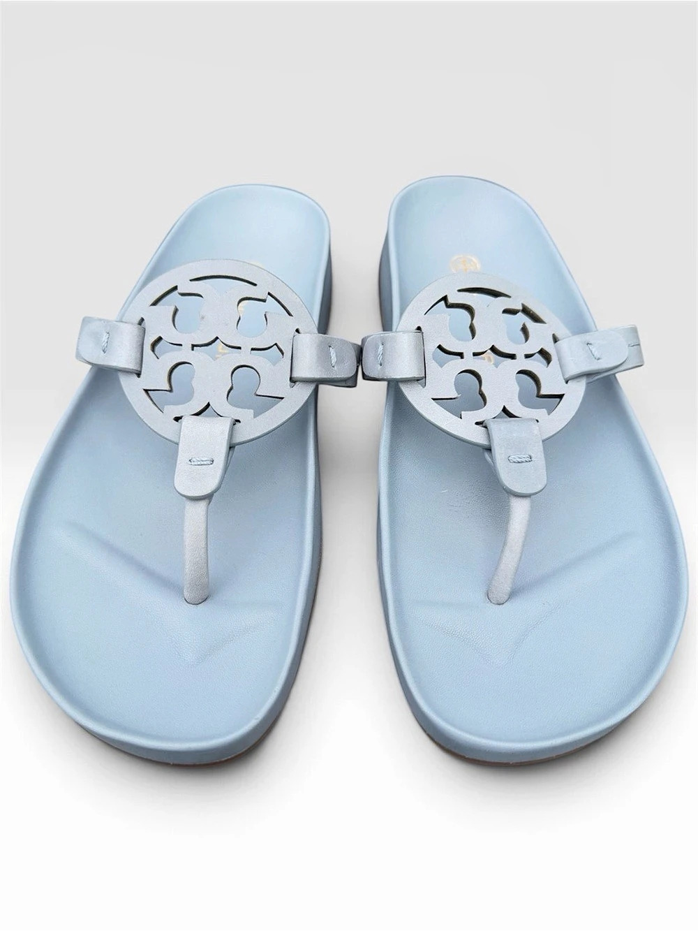 NWOT!
Tory Burch Miller Cloud Light Sandals in Blue Leather